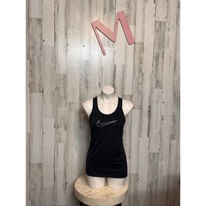Nike Dri-Fit Black Racerback Athletic Tank Top – Women’s Medium | Running Workou